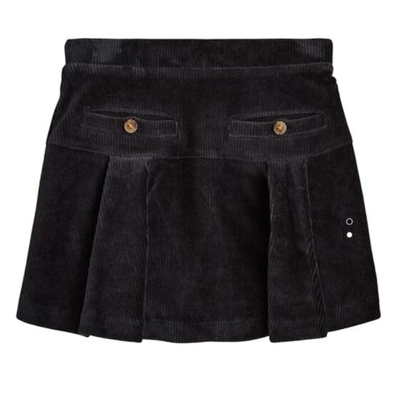 J. Crew Crewcuts black corduroy drop-waist mini skirt - Picture 1 of 7